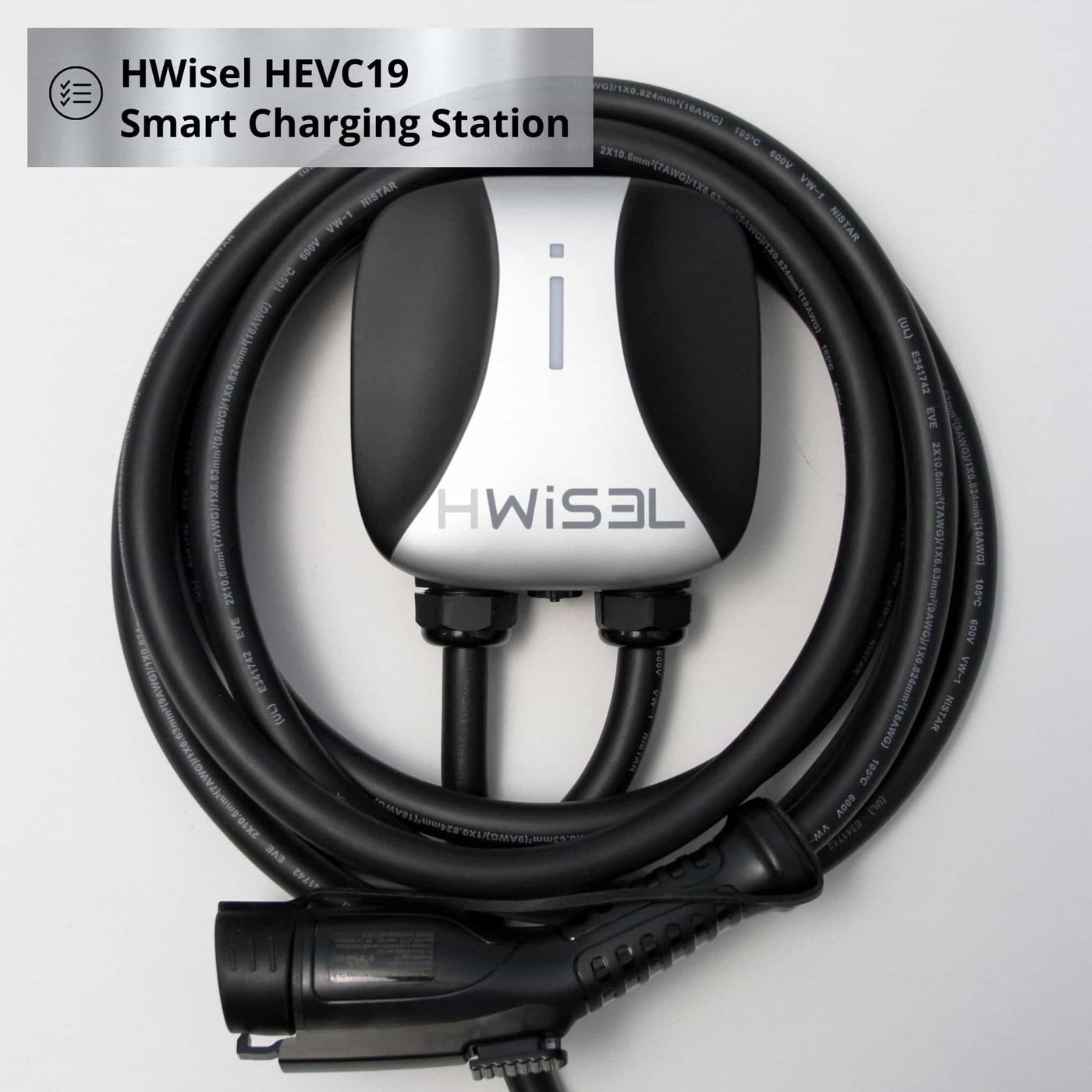 HWisel HEVC19 Smart Charging Station with Charger Vip Plan Image Size 2040x2040