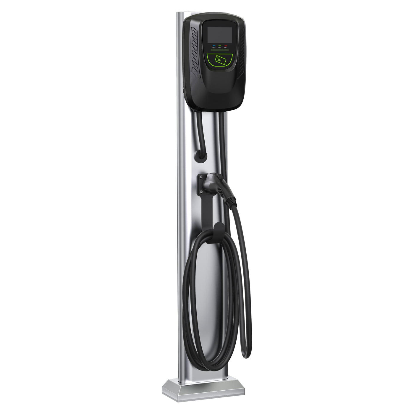 Hwisel EV Smart Charger Commercial Level 2 48 amp with Stand 1 Image Size 2040x2040