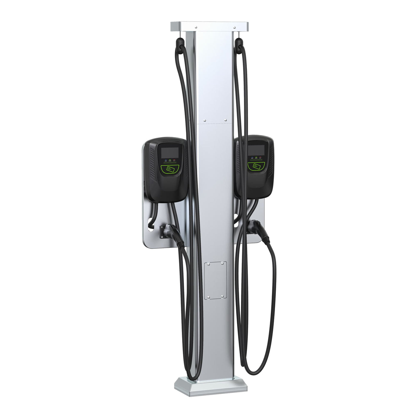 Hwisel EV Smart Charger Commercial Level 2 48 amp x2 with Stand 2 Image Size 2040x2040