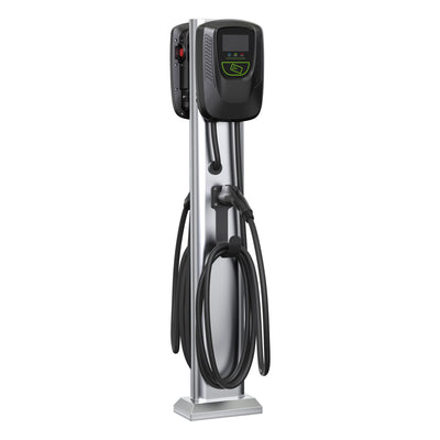 Hwisel EV Smart Charger Commercial Level 2 48 amp x2 with Stand 4 Image Size 2040x2040