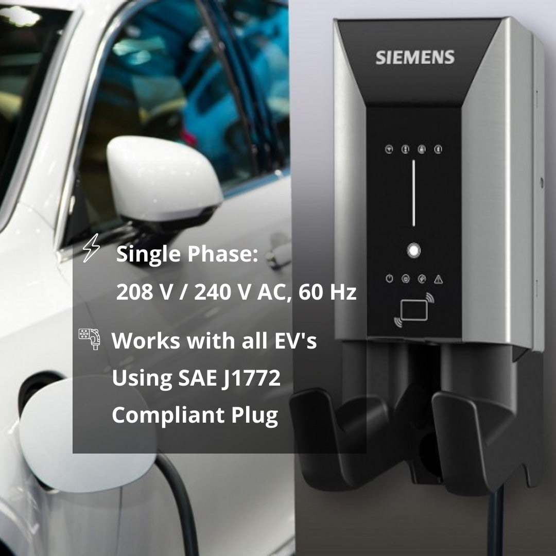 VersiCharge G3 Residential 48 Amp Level 2 Smart Charger 11.5 kW Single Phase Works with all EVs